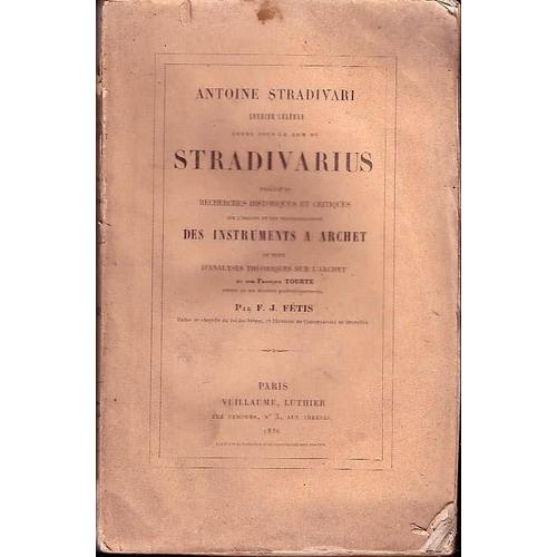 Antoine Stradivari, Luthier Célèbre, Connu Sous Le Nom De Stradivarius