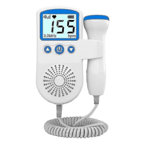 Doppler F?tal À Ultrasons Détecter Le Rythme Cardiaque Du Bébé Moniteur Prénatal Bleu - Xc