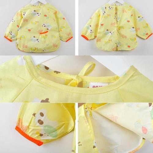 Lovely Baby Bibs Feeding Bib Tablier Pour Enfants Overclothes Waterproof Manches Longues Art Smock No.01