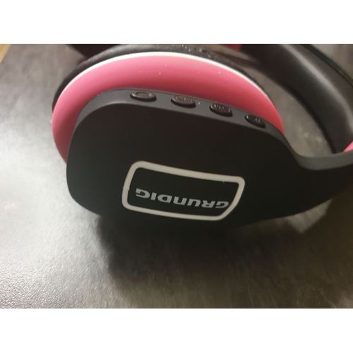 Casque sans fil GRUNDIG rose noir