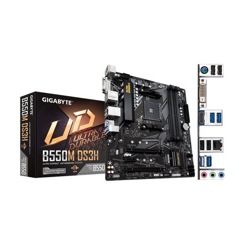 Carte Mère Bcape M DS3H Micro-ATX AMD B550 DDR4 4266(OC)MHz M.2 128G PCI-E 4.0 Double Channel Socket AM4