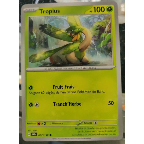 Pokemon Tropius 007 / 198 Ecarlatte Et Violet