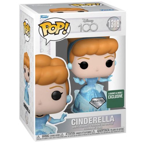 Figurine Funko Pop - 100 Ans De Disney N°1318 - Cendrillon - Diamant (71052)