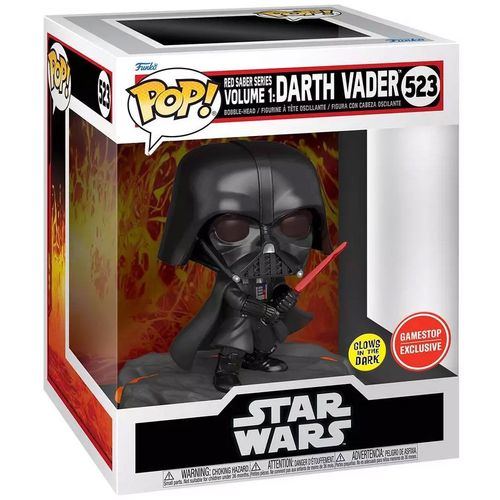 Figurine Funko Pop - Star Wars 3 : La Revanche Des Sith N°523 - Série Sabre Rouge Volume 1: Dark Vador (63297)