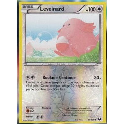 Pokemon Leveinard 81 / 108 Reverse
