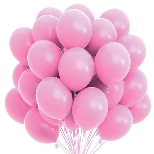 Déco de fête 10 ballons de baudruche rose