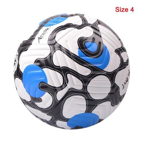 21-Blueblack Taille 4 - Ballon De Football Standard Taillepremier De Haute Qualité Sans Couture Match D'équipe Entraînement De La Ligue De Football Nouvelle Collection 2022