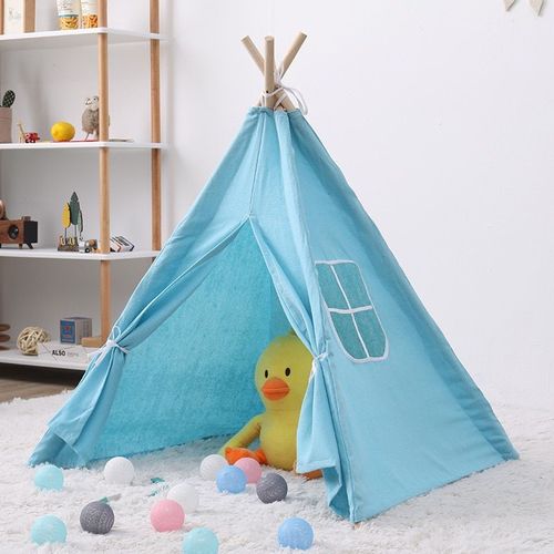 1.1m - Tente De Jeu Pour Enfants Événements De Salle De Jeux Fête Jouet Pliable Wigwam Jeu'intérieur Indien Petite Maison De Poupée Princesse