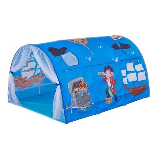 Bleu - Tente Dôme Portable 2 En 1 Pour Enfants Maison De Jeu Amusante Avec Monde Marin Et Chariot De Princesse Décorations De Chambre