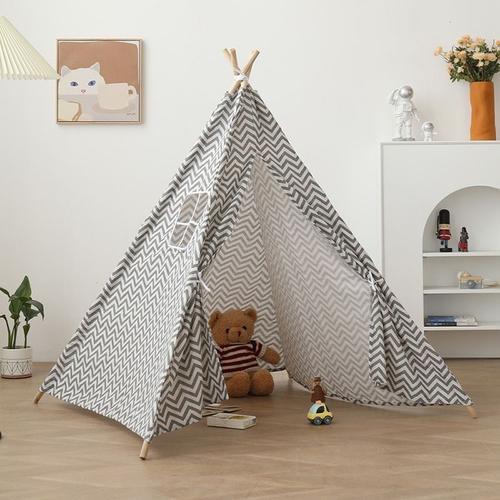 0.9m - Tente De Jeu Pour Enfants Événements De Salle De Jeux Fête Jouet Pliable Wigwam Jeu'intérieur Indien Petite Maison De Poupée Princesse