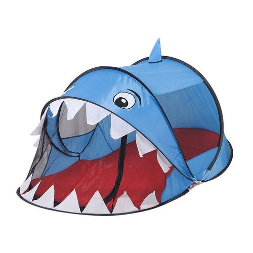 Requin - Tente Portable Pour Enfants Tigre Dessin Animé Animal Maison De Jeu Extérieur Jouet Pop Up Filet Intérieur Fosse À Balles Pour Bébés Livraison Directe