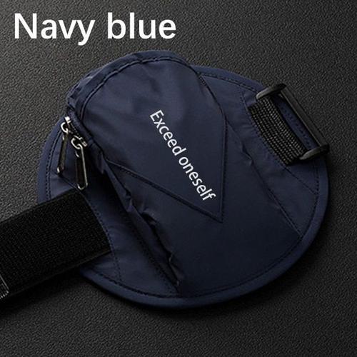 Bleu Marine - Brassard Réfléchissant Universel 6.5 Pouces Sac De Sport De Plein Air Brassard Étanche Portefeuille Lumineux Étui Pour Téléphone