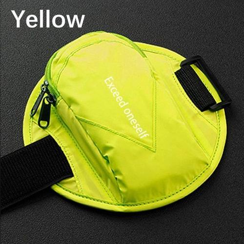 Jaune - Brassard Réfléchissant Pour Téléphone Portable Pochette Étanche Pour Sport De Plein Air Course À Pied Nocturne Jogging