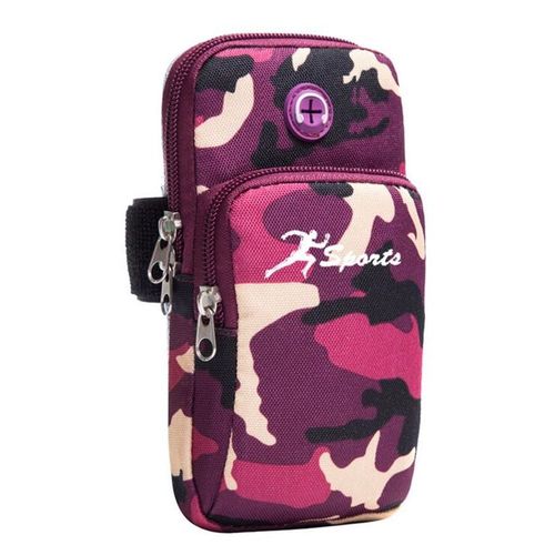 S5 5 Pouces - Sac À Bras Multifonctionnel Pour Téléphone Portable Pour Iphone Samsung Xiaomi Huawei Htc Camouflage Universel Sport Yoga Couple