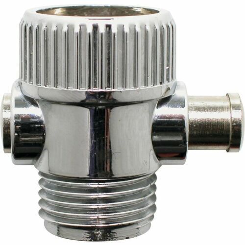 Stop douche - Chromé ABS - Mâle 1/2" - Femelle 1/2" DISFLEX