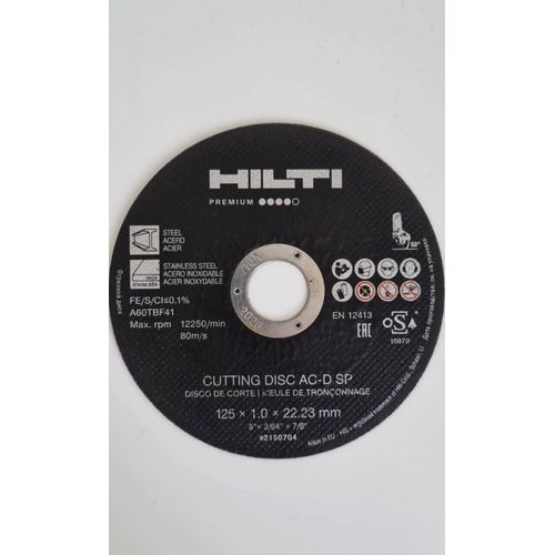 Meule de tronconnage Hilti premium 125x1.0x22.23