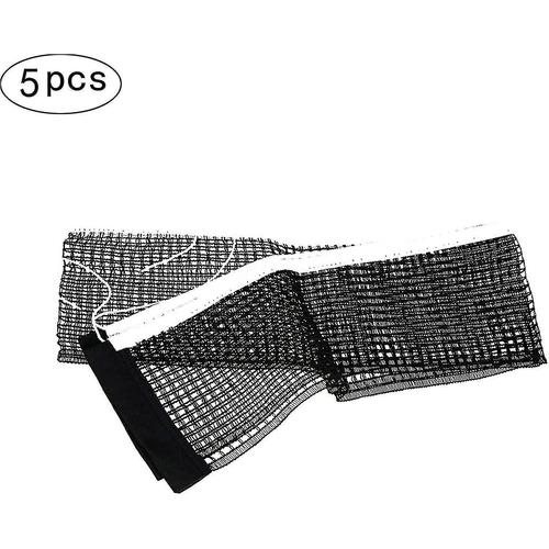 5 Pcs Professional Table Tennis Net Jeu Spécifique Table Tennis Net Single Net Sans Support Nylon Net / Accessoires De Remplacement Pour Ping Pong, 180 * 14c