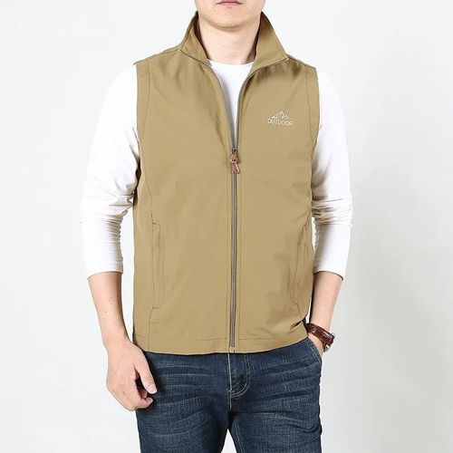 Gilet D'été Fin À Séchage Rapide Pour Hommes,Veste Sans Manches,Respirante Et Résistante À L'usure,Pour Escalade,Randonnée,Pêche Et Sport