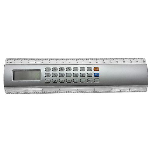 Calculatrice de règle Comptage multifonctionnel 20cm Mini personnalité 8 chiffres Calculatrice de poche Règle pour l¿école