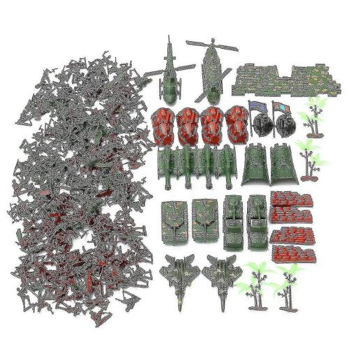 270pcs Modèle Militaire Playset Soldats Armée Hommes Figures & Accessoires Jouet Xxf