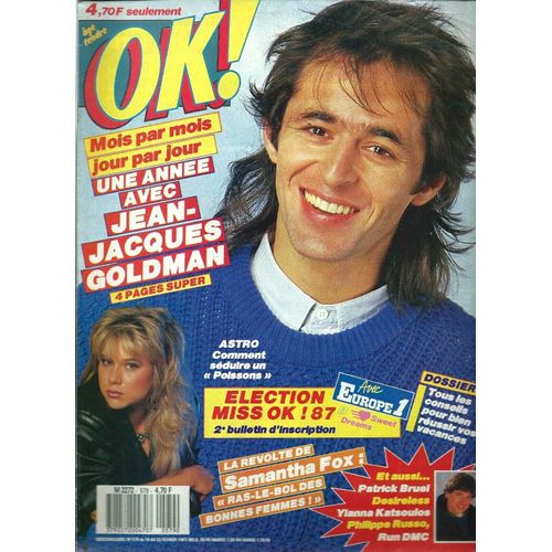 Ok Age Tendre 579 1987 Goldman/Bruel/Jj Lafon/Samantha Fox/Desireless/Katsoulos/Philippe Russo