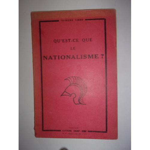 Europe Action "Qu'est Ce Que Le Nationalisme?"