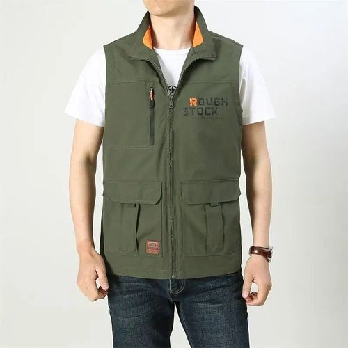 Gilet De Randonnée En Plein Air Pour Homme,Gilet À Séchage Rapide,Poches Multiples,Fonctionnel,Sport,Chaleco Keeptackle,6xl