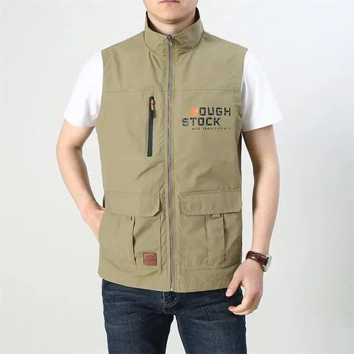 Gilet De Randonnée En Plein Air Pour Homme,Gilet À Séchage Rapide,Poches Multiples,Fonctionnel,Sport,Chaleco Keeptackle,6xl