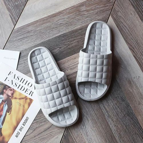 Chaussures Pantoufles D'intérieur Pour Femmestongs D'été Douces Et Confortablespantoufles De Bain Pour Couplechaussures Plates Pour La Famillesandales D'hôtel