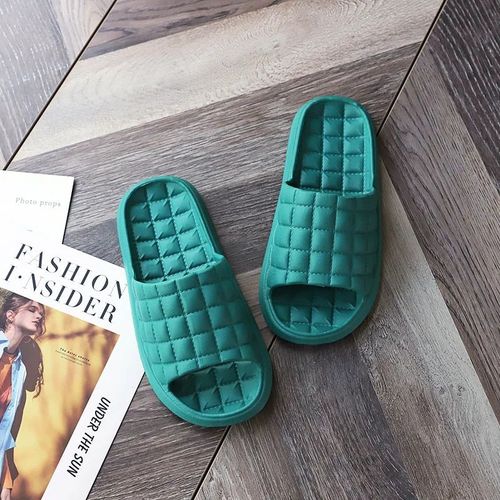 Chaussures Pantoufles D'intérieur Pour Femmestongs D'été Douces Et Confortablespantoufles De Bain Pour Couplechaussures Plates Pour La Famillesandales D'hôtel