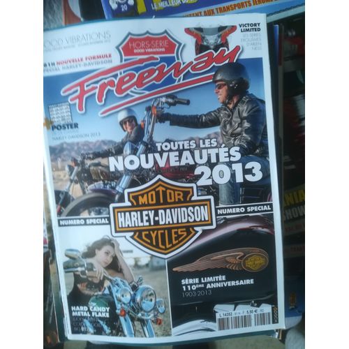 Freeway Hors Serie 81 Night Rod Special,Softail,Sportster Xl1200x Forty Eight,Fxdb Dyna Street Bob,Fls Softail Slim
