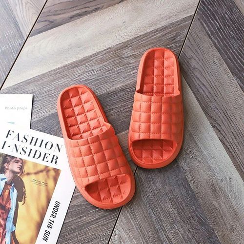 Chaussures Pantoufles D'intérieur Pour Femmestongs D'été Douces Et Confortablespantoufles De Bain Pour Couplechaussures Plates Pour La Famillesandales D'hôtel