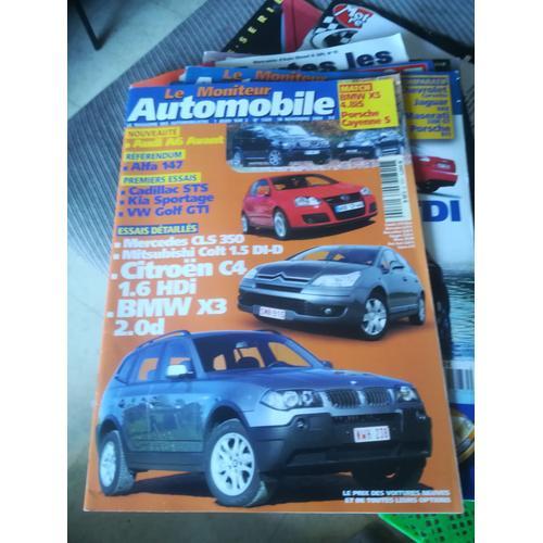 Le Moniteur 1329 De 2004 Golf Gti,C4 1.6 Hdi 110,Toyota Avensis 165 Vvti,Mercedes Cls 350,Bmw X5 4.8is,Porsche Cayenne S,Cadillac Sts,Kia Sportage,Bmw X3 2.0d,Alfa 147 1.6,1.9 Jtd 115,Mitsubishi Colt