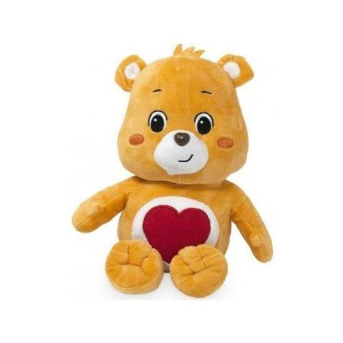 Peluche Bisounours Toubisou Orange Avec Coeur 44 Cm - Set Doudou Enfant Et Carte Offerte - Ours Nouveauté