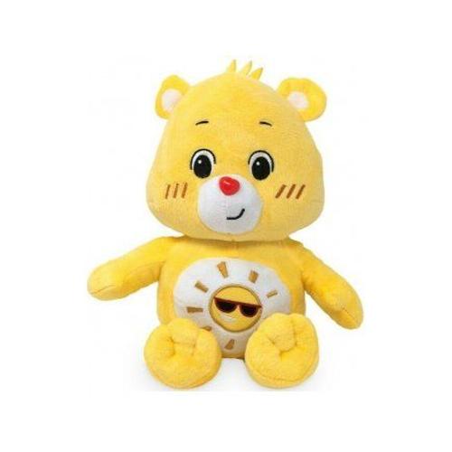 Peluche Bisounours Toutaquin Jaune Avec Soleil 44 Cm - Set Doudou Enfant Et Carte Offerte - Ours Et Nouveauté