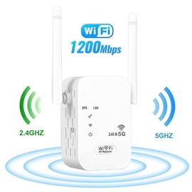 1 Pcs RéPéTeur Wifi Mesh Wi-Fi Signal Amplificateur Routeur 5G Wi Fi Range  Extender Longue
