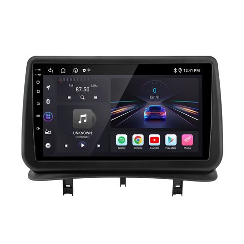 9 ''carplay Junsun Autoradio 2+64G Android13 Pour Renault Clio3 2005 -2014 GPS Navi BT FM SWC RDS DAB+ USB