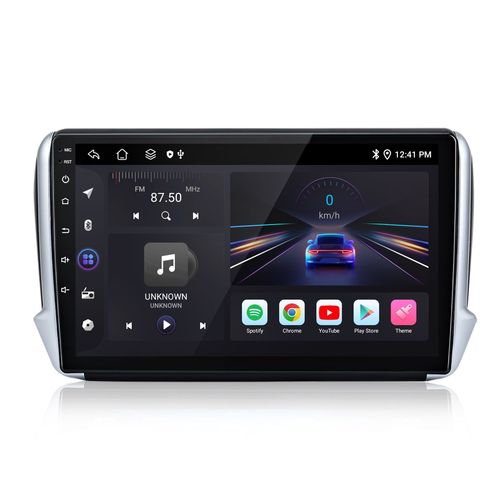 10''carplay Junsun Autoradio WIFI 2+64G Android13 Pour 2Din Für Peugeot2008 2013-2017 GPS Navi BT FM SWC RDS DAB+ USB