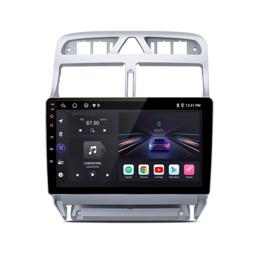 Junsun autoradio 2+64G Carplay Android13 9''DAB+ GPS SWC RDS Navi WIFI 4kern pour peugeot 307 2002-2013 DSP