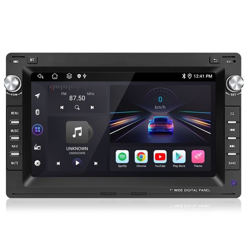 7''DAB 2+64G Android13 carplay Junsun Autoradio GPS Navi FM Pour VW Polo Golf Jetta Passat B5 WIFI SWC BT 4Kern 2din