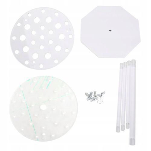 Porte-Pipette 28 Trous Plexiglas Avec Rond