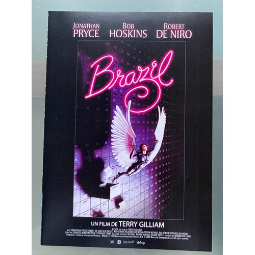 Poster + Dossier De Presse Réédition "Brazil" De Terry Gilliam Avec Jonathan Pryce Et Robert De Niro (1985)