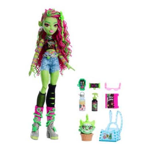 Monster High-Venus Mcflytrap-Poupée Avec Chewlian Et Accessoires