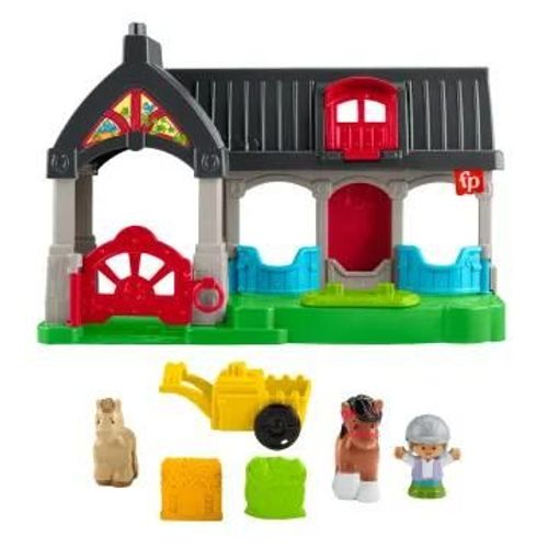 Fisher-Price Coffret Little People L'écurie Des Joyeux Chevaux