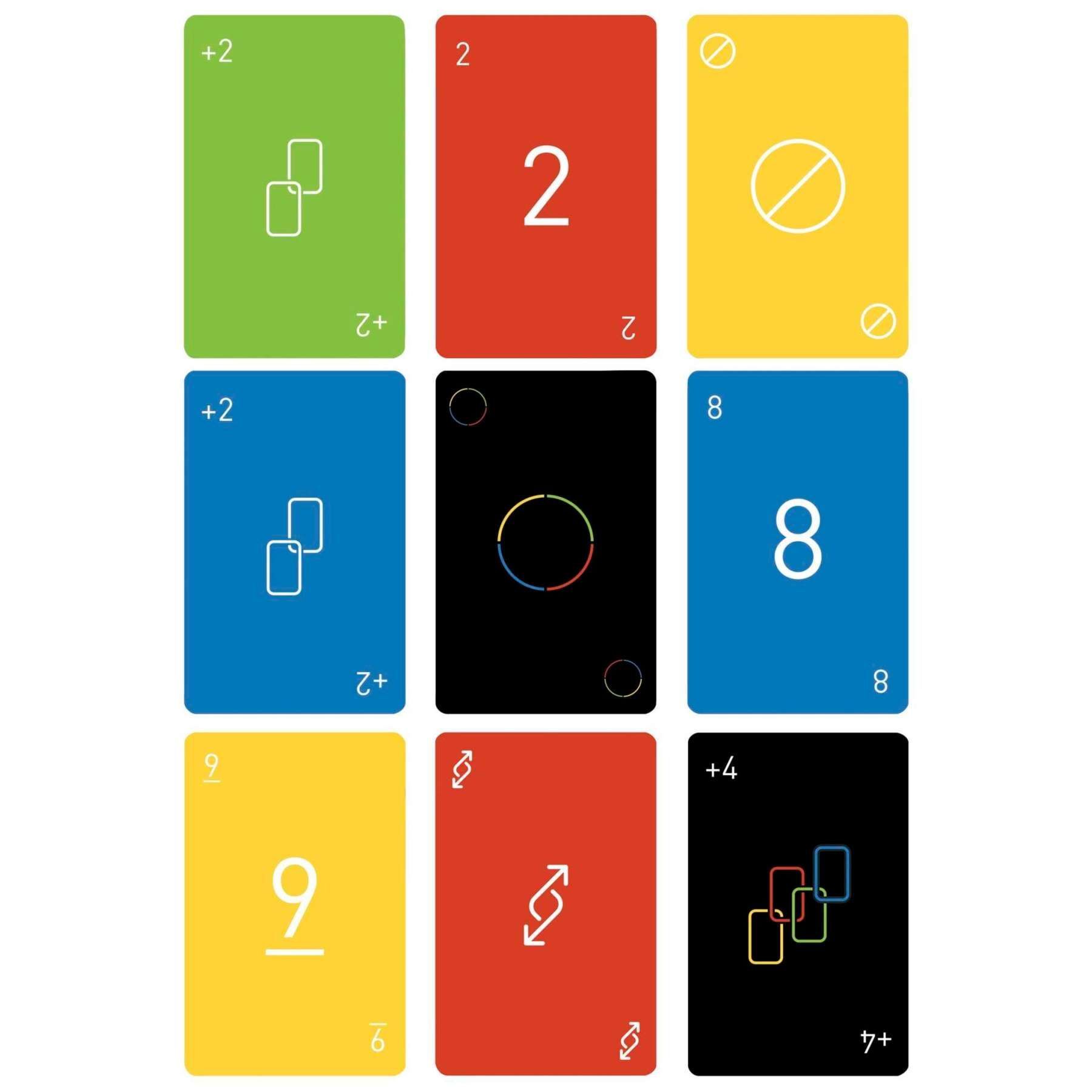 Mattel Games - Uno Minimalista - Jeu De Cartes Famille - 7 Ans Et + - 5