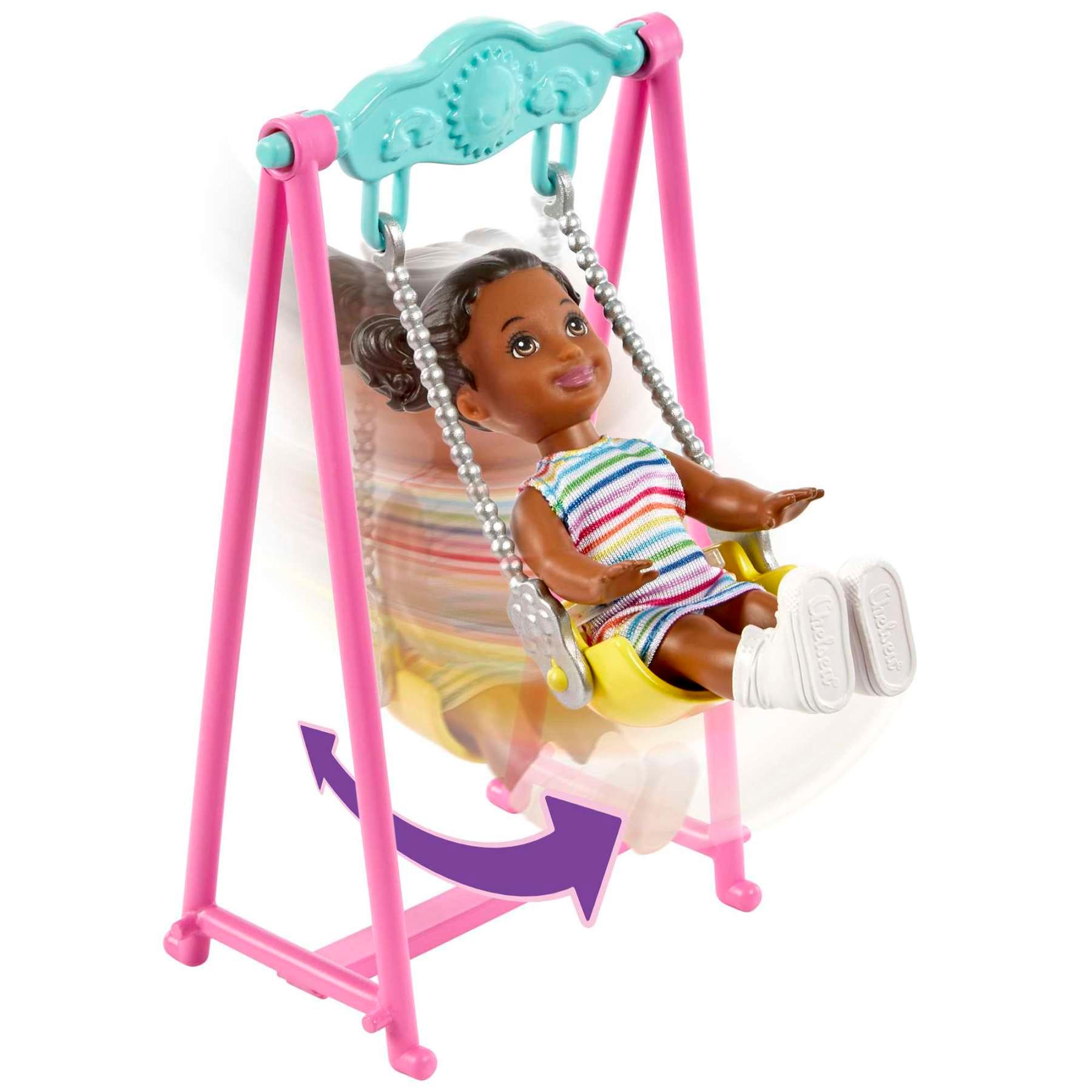 Barbie - Skipper Baby-Sitter - Coffret Ch�teau Gonflable - 5