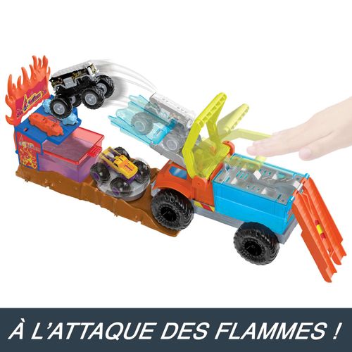 Monster Trucks Hot Wheels - Color Shifters - Coffret Véhicule - Petite Voiture - 4 Ans Et +