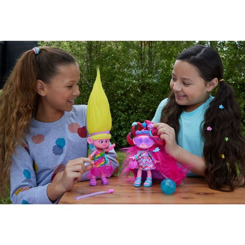 Les Trolls 3 - Poupée Poppy Surprises 2 En 1 - Poupée - 3 Ans Et +
