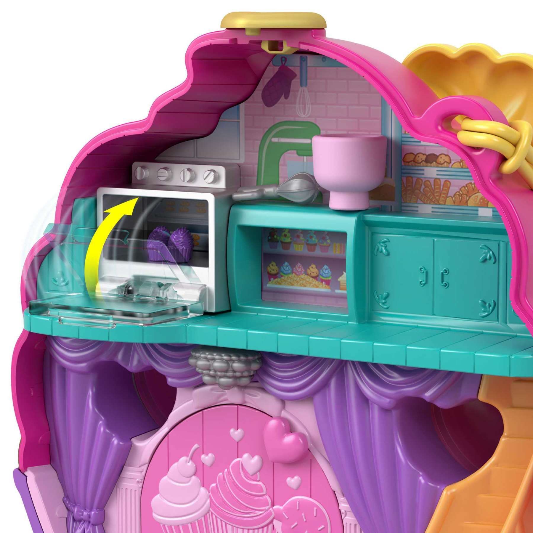 Polly Pocket Polly Pocket Big Pocket World Assortment Cupcake Tea Party - 8