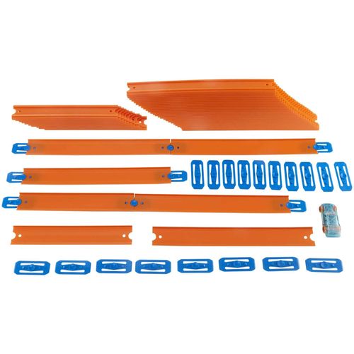 Hot Wheels Véhicule Et Méga Piste Ftl69